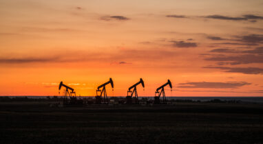 Pumpjack Alberta prairies